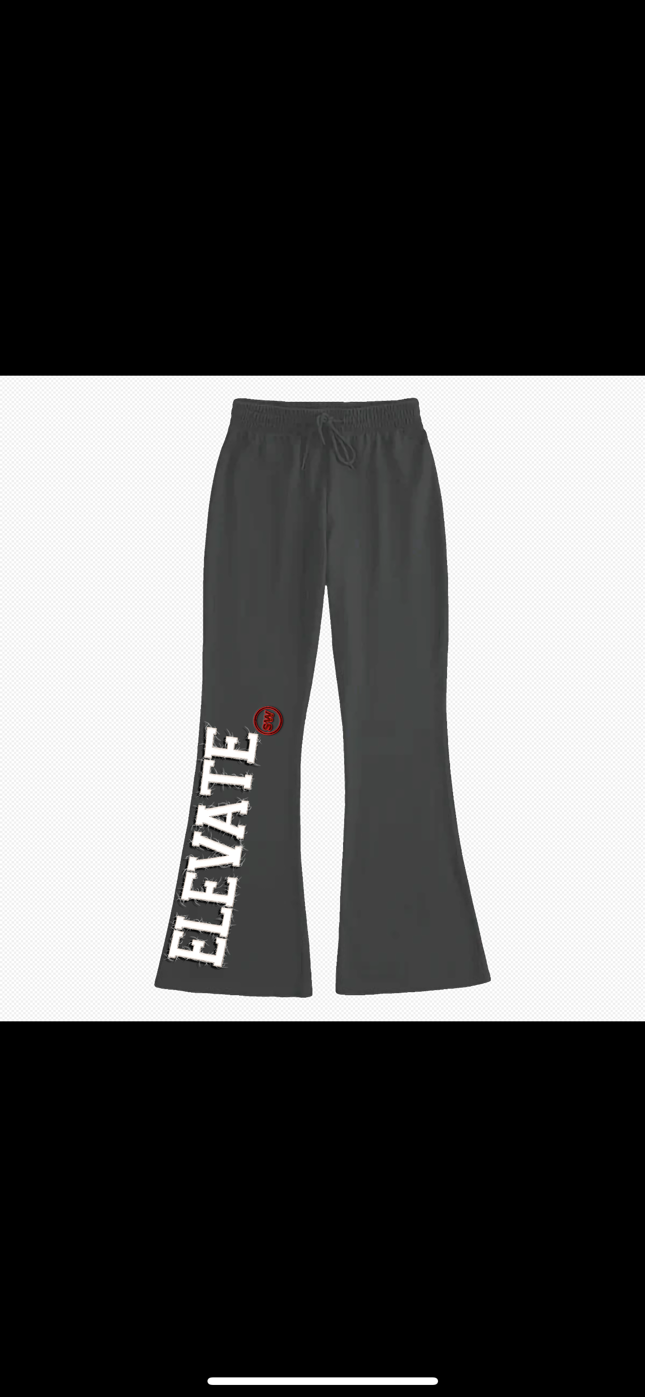 Gray Flare Sweatpants