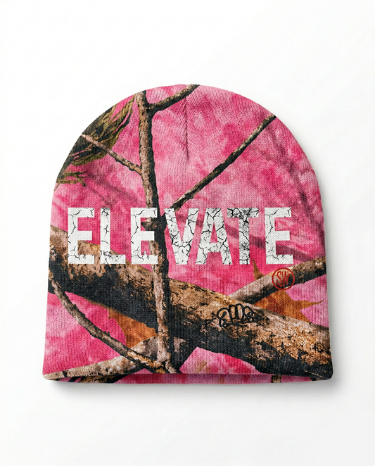 Pink Camo Beanie